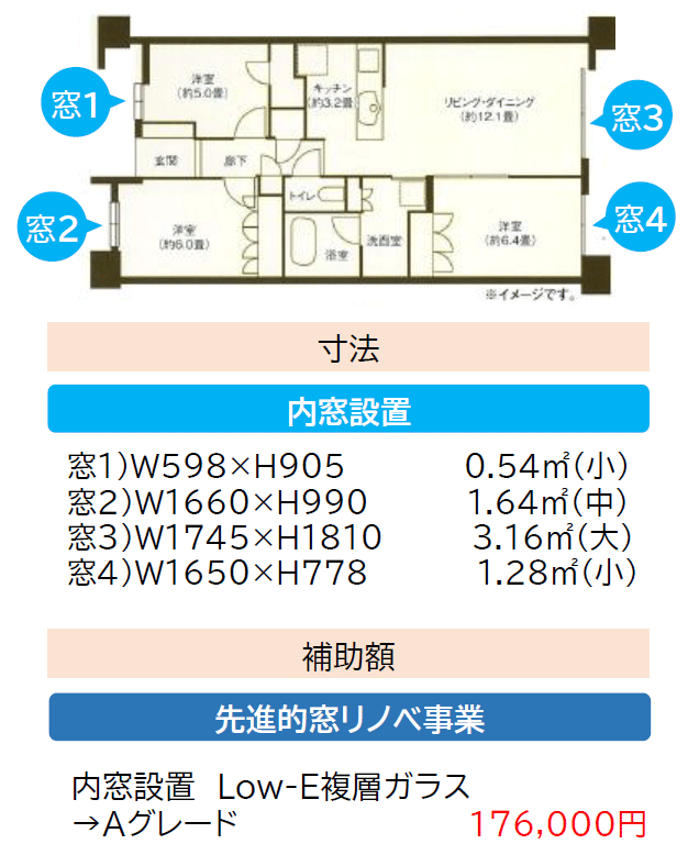 補助額シミュレーション-集合住宅