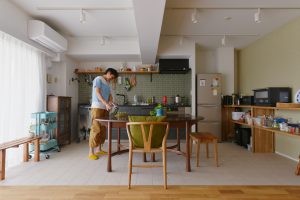 築14年マンションリノベ | 風と光の通り道