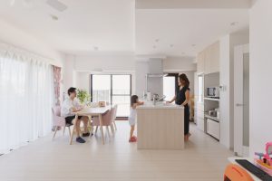 築21年マンションリノベ | 会話が弾み、つながり感のあるLDK