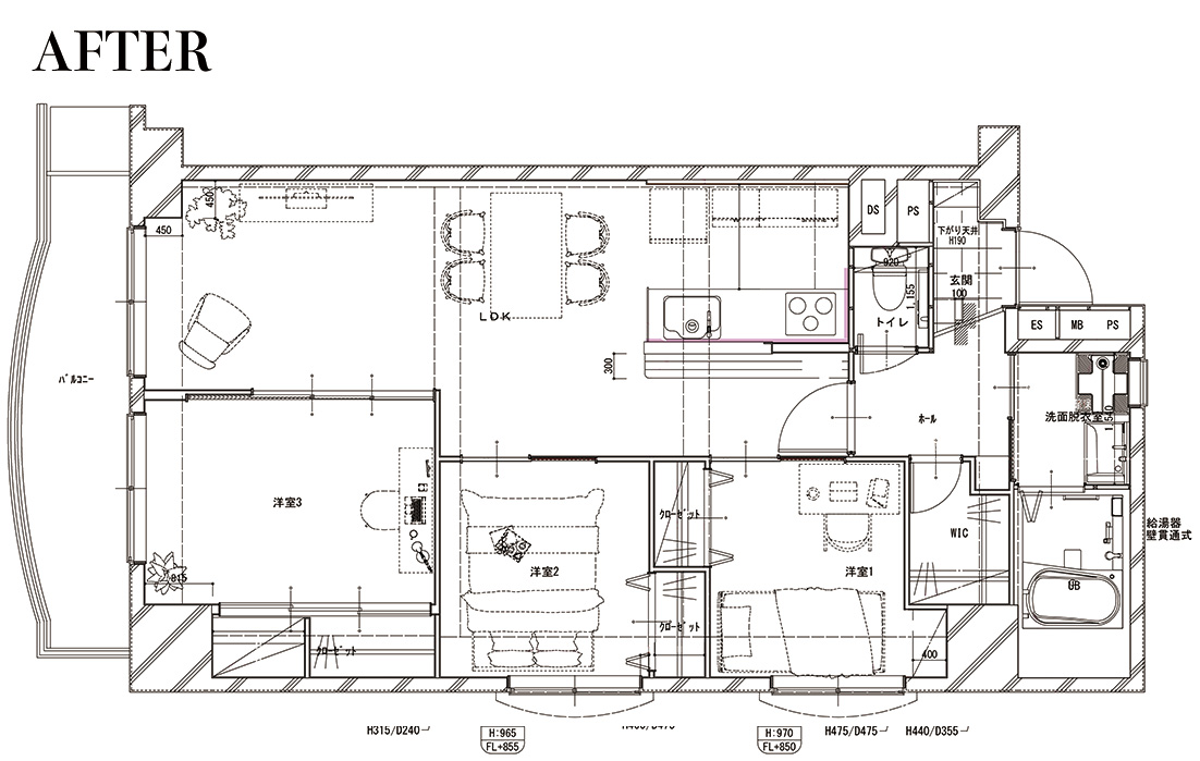 間取り図after