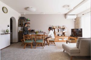 築19年マンションリノベ | 家族との時間を美しく彩る アーチが印象的な住まい